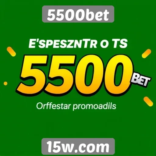 Ofertas promocionais no site 5500bet